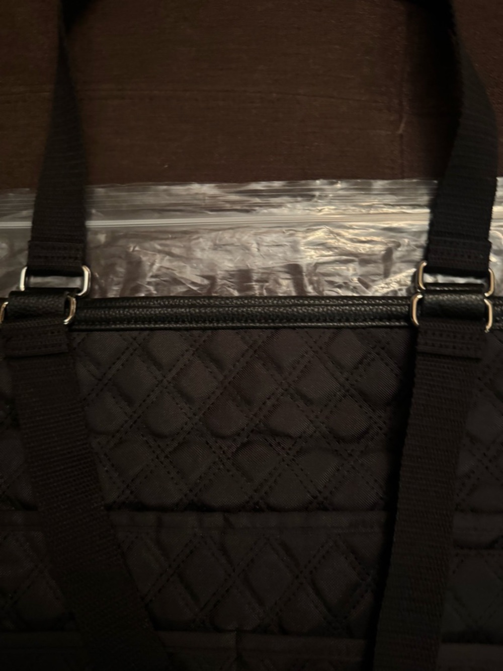 Thirty One Double Take Tote Bag Reversible Quilted Diamonds/Moosin Around NWT - Picture 3 of 10